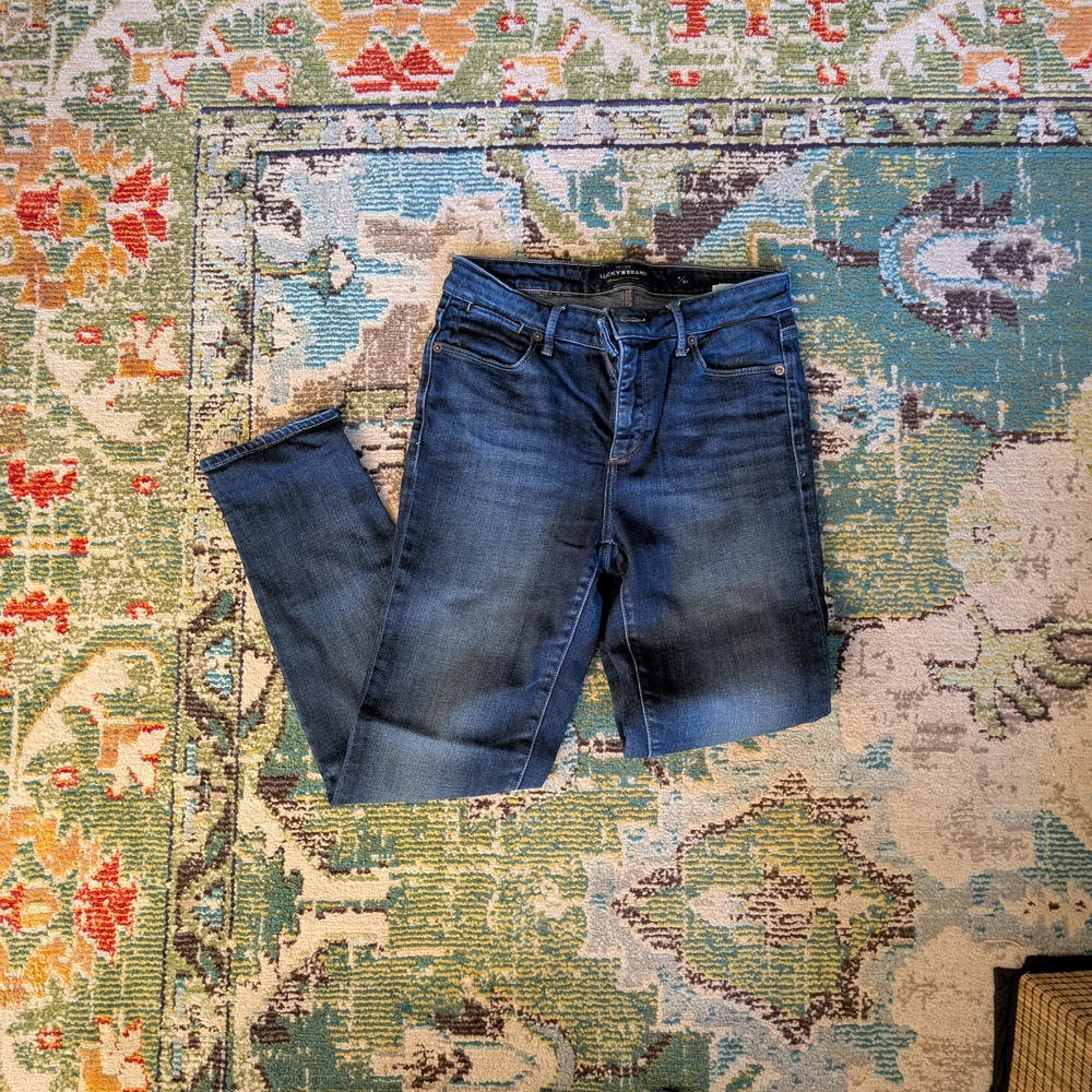 Lucky Brand | Indigo Hayden High Rise Skinny Jeans - Picture 6 of 9